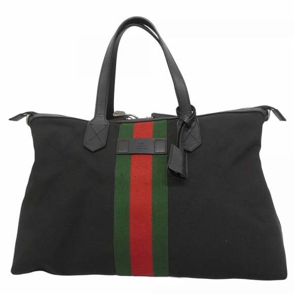 GUCCI Handbags - Gucci Sherry Line Tote Bag 619750 Canvas Black Men's Women's P1647905